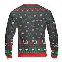 Humorous Santa Claus Xmas Sweatshirt, I Love a Man with a Beard Christmas Sweatshirt, Adorable Holiday Beard Sweatshirt, Winter Crewneck Present