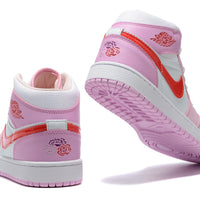 Sneakers, Red Purple Pink Colorway, Lace Up Design, Casual Gift for Sneaker Fans