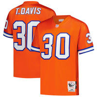 Denver Broncos Terrell Davis Orange 1995 Authentic Throwback Retired Player Jersey
