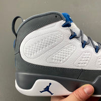 Low Top Sneakers, Blue White Gray Colorway, Lace Up Design, Casual Gift for Sneaker Fans