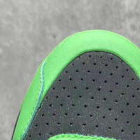 Mid Top Sneakers, Green Colorway, Lace Up Design, Casual Gift for Sneaker Fans
