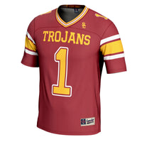 #1 USC Trojans Football Jersey - Cardinal
