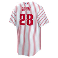 Philadelphia Phillies Alec Bohm White Home Replica Jersey