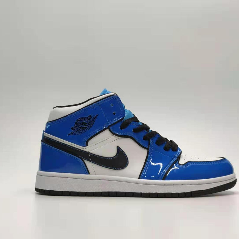 Sneakers, Blue White Colorway, Lace Up Design, Casual Gift for Sneaker Fans