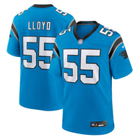 Carolina Panthers Devin Lloyd Blue Alternate Game Jersey