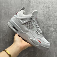 Mid Top Sneakers, Gray Colorway, Lace Up Design, Casual Gift for Sneaker Fans