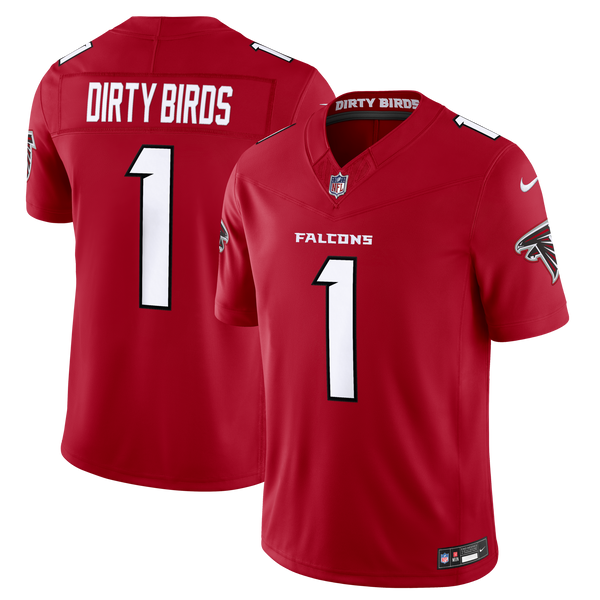 Atlanta Falcons Dirty Birds Red Team Stitched Limited Jersey