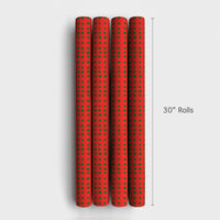 Classic Christmas Gift Wrap, Red Green Polka Dot Wrapping Paper, Festive Dot Holiday Wrapping Paper, Xmas Present Wrap, Holiday Present Paper