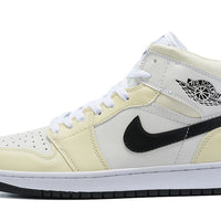 Sneakers, Cream Black Colorway, Lace Up Design, Casual Gift for Sneaker Fans