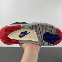 Low Top Sneakers, Blue Black Red Colorway, Lace Up Design, Casual Gift for Sneaker Fans
