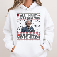 Retro Christmas Graphic Sweatshirt, Humorous Christmas Meme Hoodie, Adorable Christmas Holiday Sweater, Winter Meme Pullover, Humorous Christmas Present