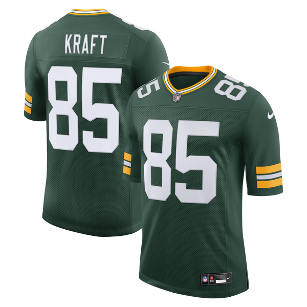Green Bay Packers Tucker Kraft Green Stitched Limited Jersey