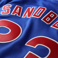 Chicago Cubs 1984 Ryne Sandberg Throwback Royal Authentic Jersey