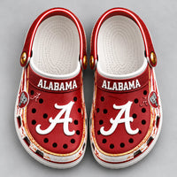 Crimson Standard - ALA Roll Tide Script Clogs