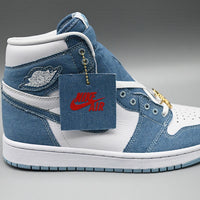 Sneakers, Blue White Colorway, Lace Up Design, Casual Gift for Sneaker Fans