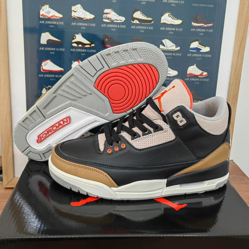 Sneakers, Black Gray Orange Colorway, Lace Up Design, Casual Gift for Sneaker Fans