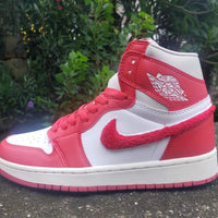 Sneakers, Pink White Colorway, Lace Up Design, Casual Gift for Sneaker Fans