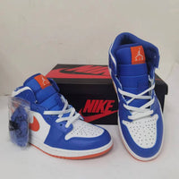 Sneakers, Blue Red White Colorway, Lace Up Design, Casual Gift for Sneaker Fans