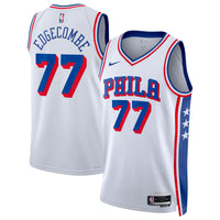 Philadelphia 76ers Association Edition Swingman Jersey - White - VJ Edgecombe