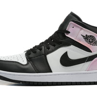 Sneakers, Black White Pink Colorway, Tie Dye Pattern, Lace Up Design, Casual Gift for Sneaker Fans