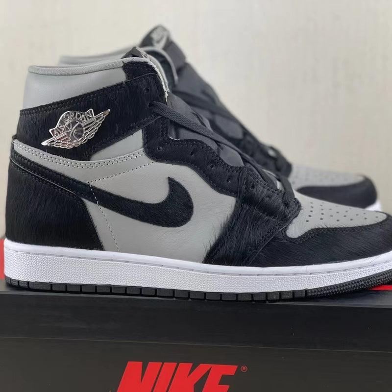 High Top Sneakers, Black Gray Colorway, Lace Up Design, Casual Gift for Sneaker Fans
