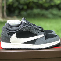 Low Top Sneakers, Black Gray Colorway, Reverse Hook Design, Lace Up Design, Casual Gift for Sneaker Fans