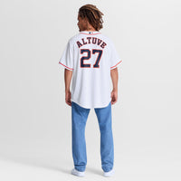 Houston Astros Jose Altuve White Home Replica Jersey