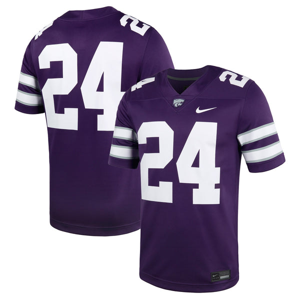 #24 Purple Kansas State Wildcats Untouchable Football Jersey