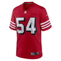 San Francisco 49ers Fred Warner Scarlet Alternate Game Jersey