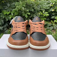 Low Top Sneakers, Black Brown Colorway, Lace Up Design, Casual Gift for Sneaker Fans