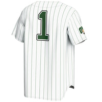 #1 Ohio Bobcats Lightweight Baseball Jersey - White
