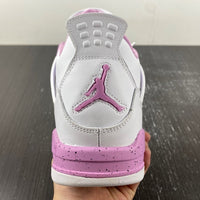 Sneakers, White Pink Colorway, Leather Footwear, Lace Up Design, Casual Gift for Sneaker Fans