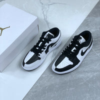 Low Top Sneakers, White Black Colorway, Lace Up Design, Casual Gift for Sneaker Fans