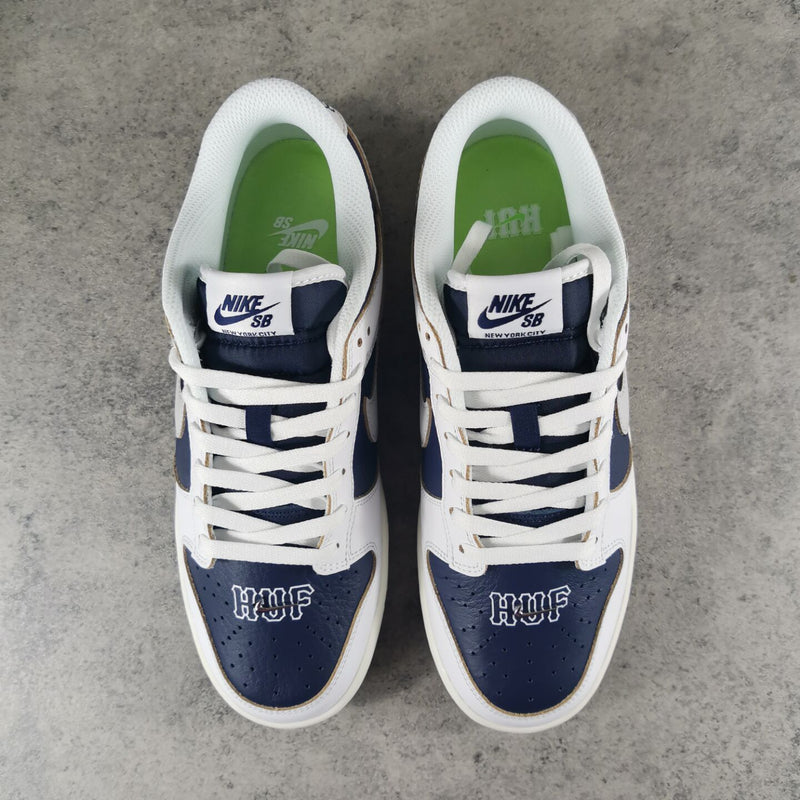 Low Top Sneakers, Blue White Colorway, Lace Up Design, Casual Gift for Sneaker Fans