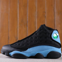 Sneakers, Black Blue Colorway, Lace Up Design, Casual Gift for Sneaker Fans