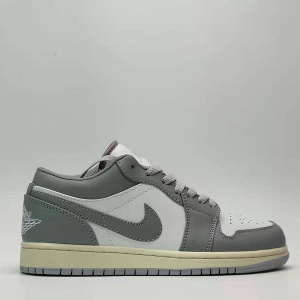 Retro Low Top Sneakers, Gray Colorway, Lace Up Design, Casual Gift for Sneaker Fans