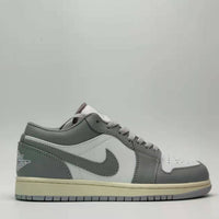 Retro Low Top Sneakers, Gray Colorway, Lace Up Design, Casual Gift for Sneaker Fans