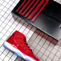 Sneakers, Red Colorway, Lace Up Design, Casual Gift for Sneaker Fans