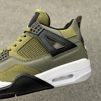 Retro Basketball Shoes, Olive Green Army Green Colorway, Canvas Footwear, Lace Up Design, Casual Gift for Shoe Lovers