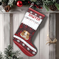 Adorable Pet Animal Holiday Stocking, Personalized Guinea Pig Christmas Stocking, Custom Name Xmas Stocking, Fireplace Mantle Decor Pet Present