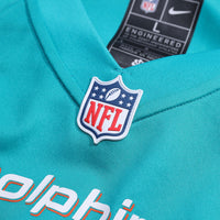 Miami Dolphins Aqua Custom Game Jersey