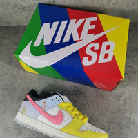 Low Top Sneakers, White Yellow Colorway, Lace Up Design, Casual Gift for Sneaker Fans
