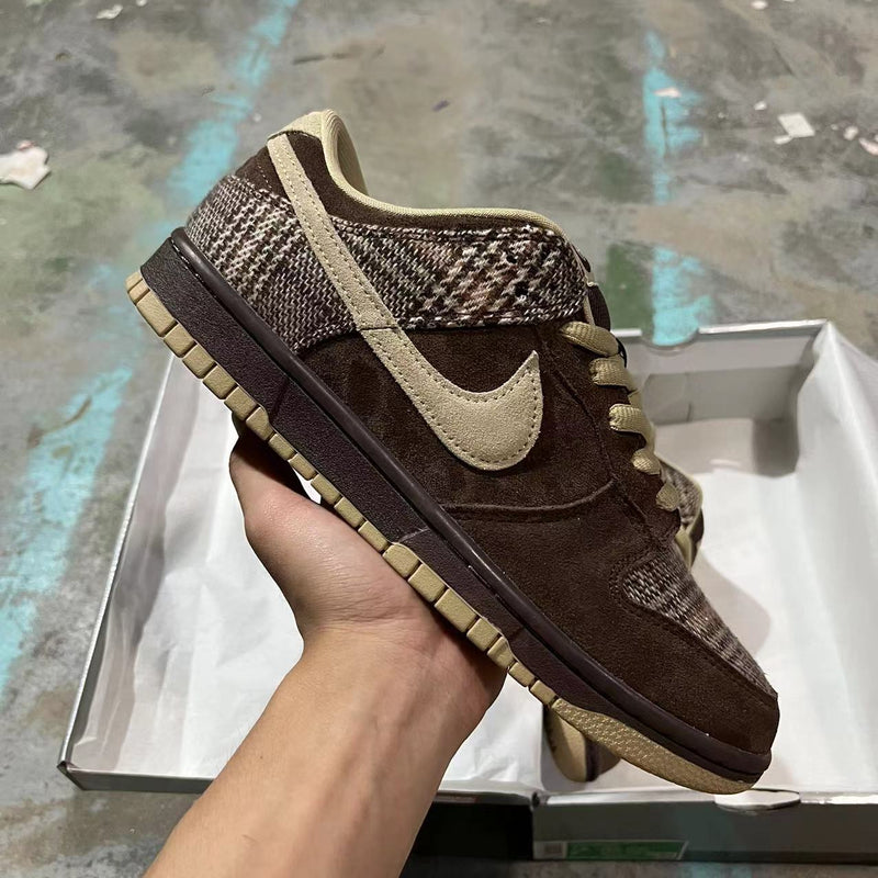 Low Top Sneakers, Brown Colorway, Lace Up Design, Casual Gift for Sneaker Fans