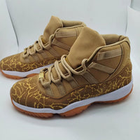Sneakers, Gold Colorway, Lace Up Design, Casual Gift for Sneaker Fans