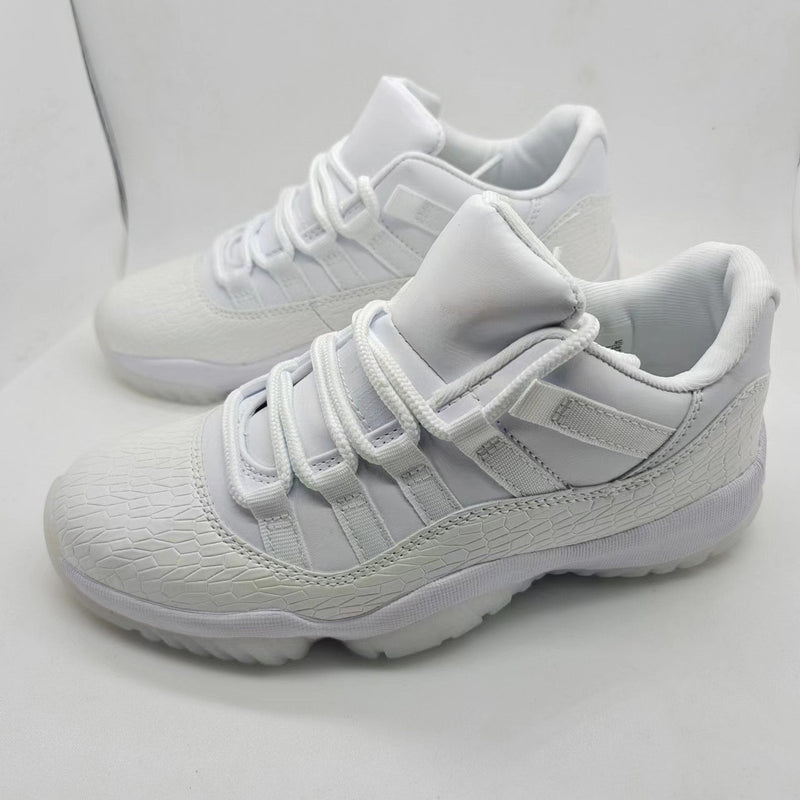 Low Top Sneakers, White Colorway, Cracked Pattern, Lace Up Design, Casual Gift for Sneaker Fans