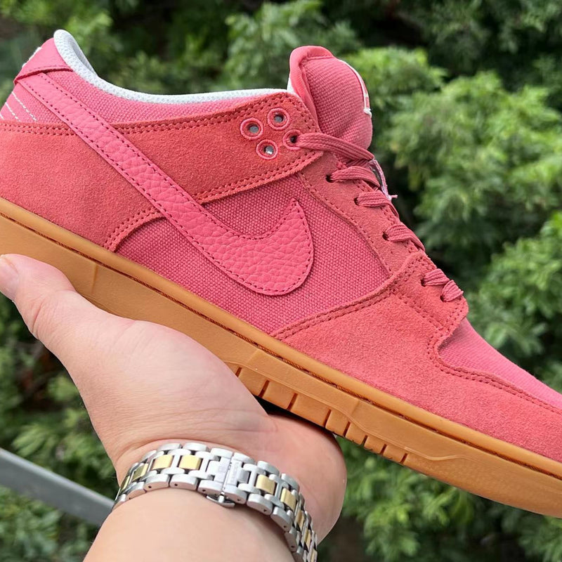 Low Top Sneakers, Coral Colorway, Lace Up Design, Casual Gift for Sneaker Fans