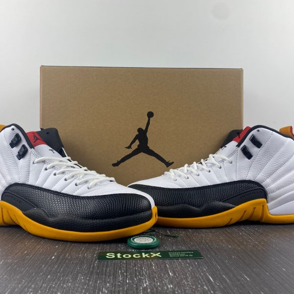 Low Top Sneakers, White Black Yellow Colorway, Lace Up Design, Casual Gift for Sneaker Fans