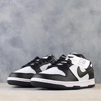 Sneakers, White Black Colorway, Lace Up Design, Casual Gift for Sneaker Fans