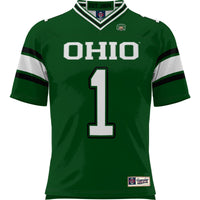 #1 Ohio Bobcats Football Jersey - Green