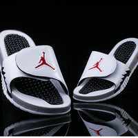 Retro Slides, White Black Colorway, Slip On Design, Casual Gift for Shoe Lovers